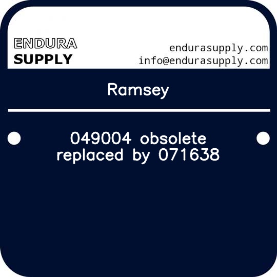 ramsey-049004-obsolete-replaced-by-071638