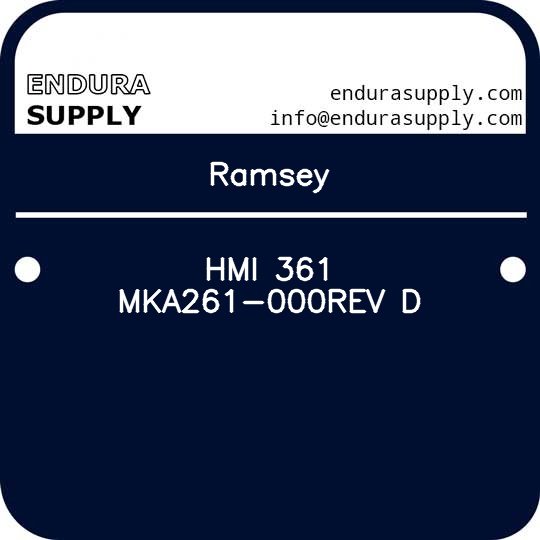 ramsey-hmi-361-mka261-000rev-d