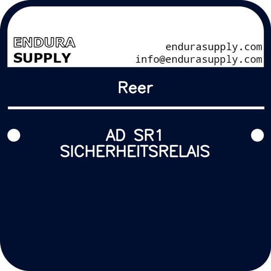 reer-ad-sr1-sicherheitsrelais