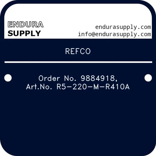 refco-order-no-9884918-artno-r5-220-m-r410a