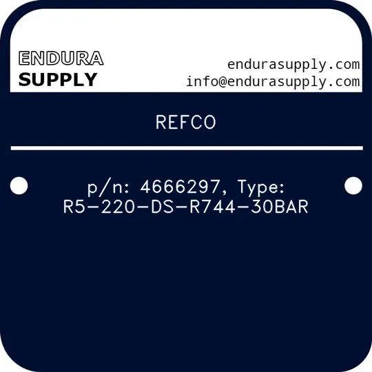 refco-pn-4666297-type-r5-220-ds-r744-30bar
