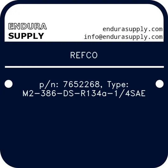 refco-pn-7652268-type-m2-386-ds-r134a-14sae