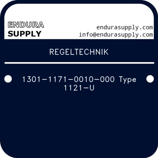 regeltechnik-1301-1171-0010-000-type-1121-u