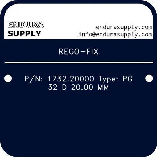 rego-fix-pn-173220000-type-pg-32-d-2000-mm