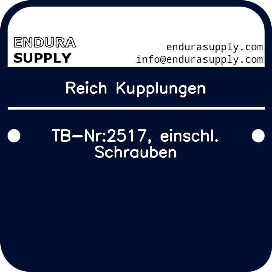 reich-kupplungen-tb-nr2517-einschl-schrauben