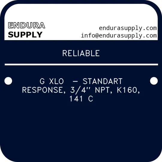 reliable-g-xlo-standart-response-34-npt-k160-141-c