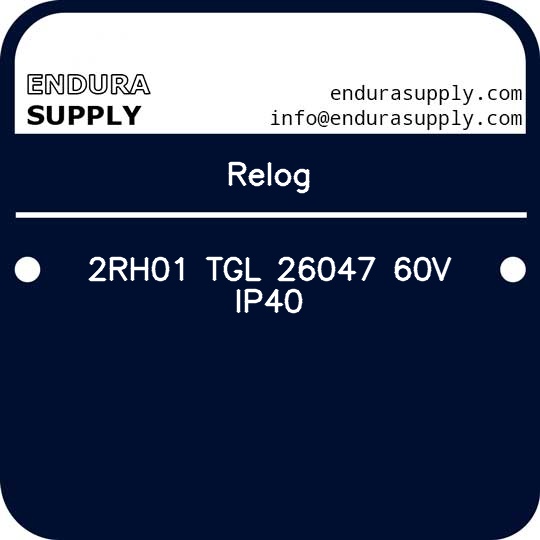 relog-2rh01-tgl-26047-60v-ip40