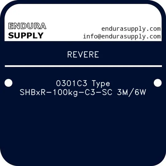 revere-0301c3-type-shbxr-100kg-c3-sc-3m6w