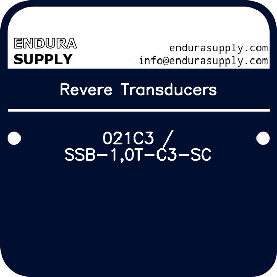 revere-transducers-021c3-ssb-10t-c3-sc