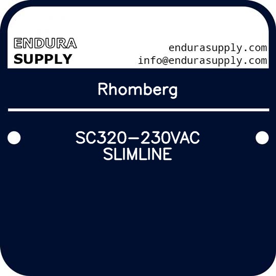 rhomberg-sc320-230vac-slimline