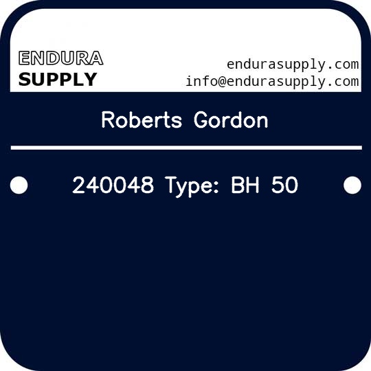 roberts-gordon-240048-type-bh-50