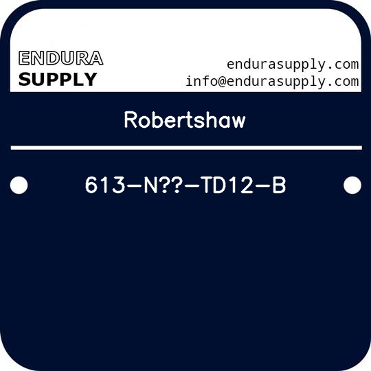 robertshaw-613-n-td12-b