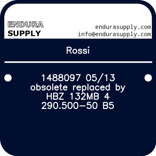 rossi-1488097-0513-obsolete-replaced-by-hbz-132mb-4-290500-50-b5