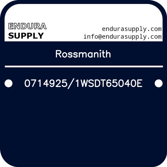 rossmanith-07149251wsdt65040e