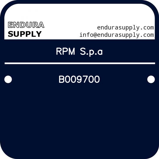 rpm-spa-b009700