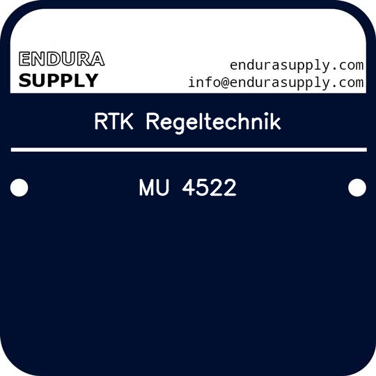 rtk-regeltechnik-mu-4522