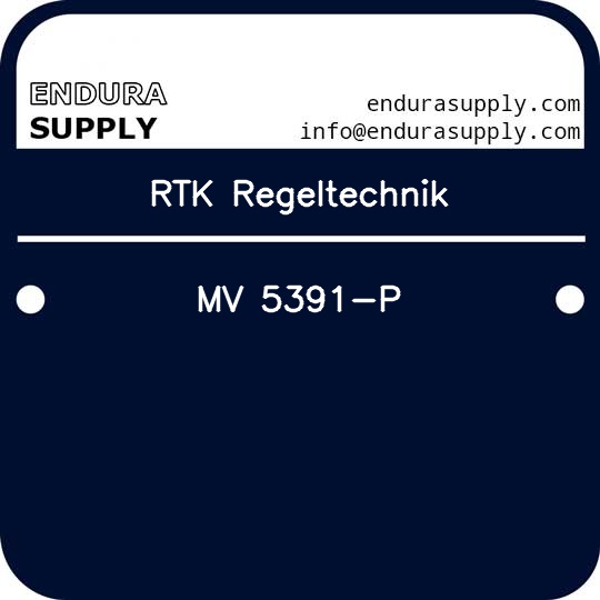 rtk-regeltechnik-mv-5391-p