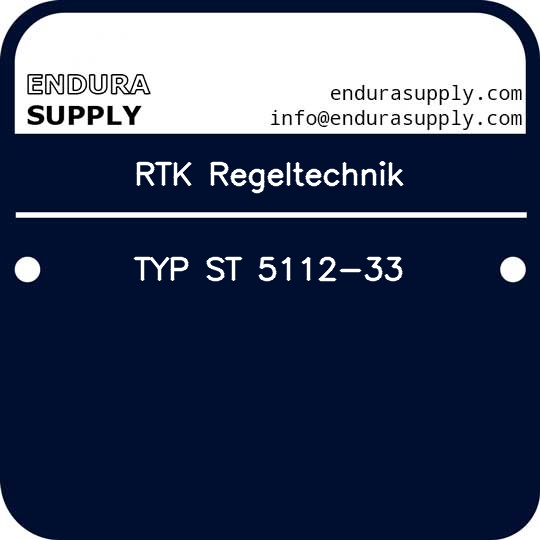rtk-regeltechnik-typ-st-5112-33