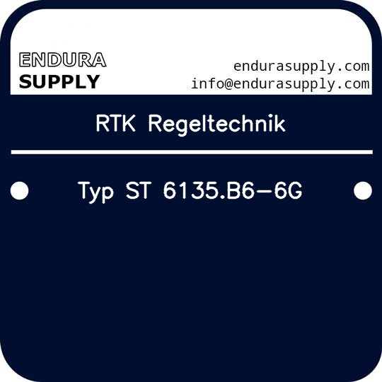 rtk-regeltechnik-typ-st-6135b6-6g
