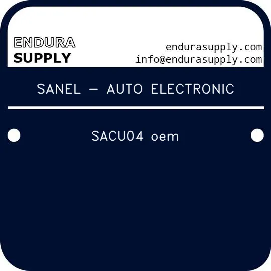 sanel-auto-electronic-sacu04-oem