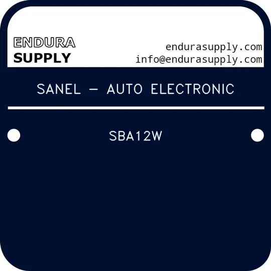 sanel-auto-electronic-sba12w